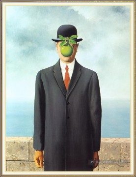 Rene Magritte Painting - hijo del hombre 1964 René Magritte